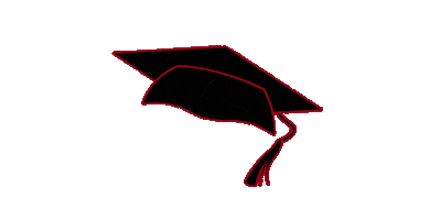 Graduation Cap Sticker by Barclay College