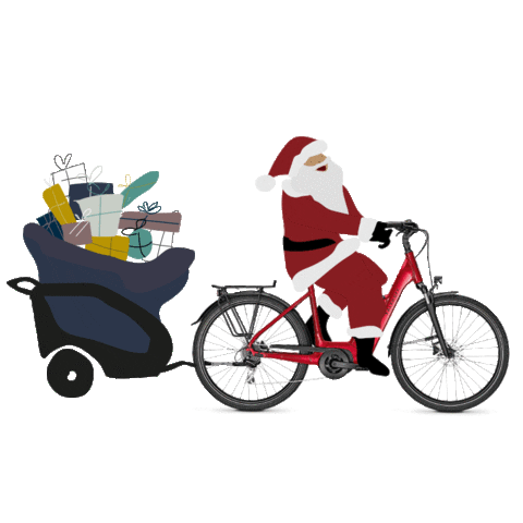Merry Christmas Sticker by Kalkhoff Bikes