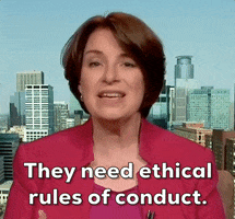 Amy Klobuchar Ethics GIF by GIPHY News