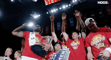 March Madness Coach Cal GIF by Hogs+