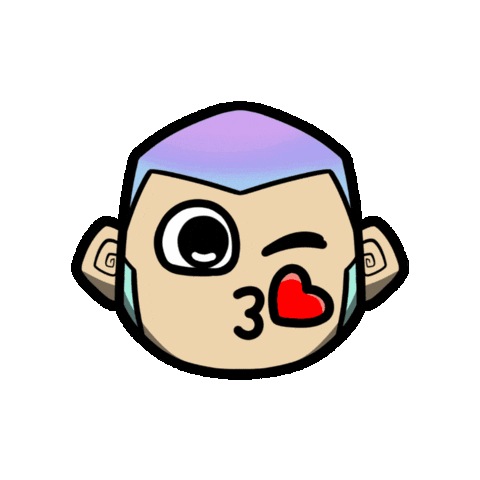 Blow Kiss Love Sticker