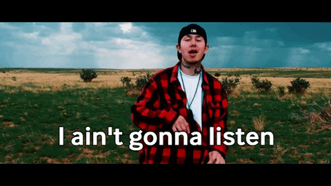 You-wont-listen GIFs - Get the best GIF on GIPHY