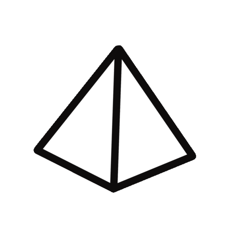 Triangle Illuminati Sticker by drü egg