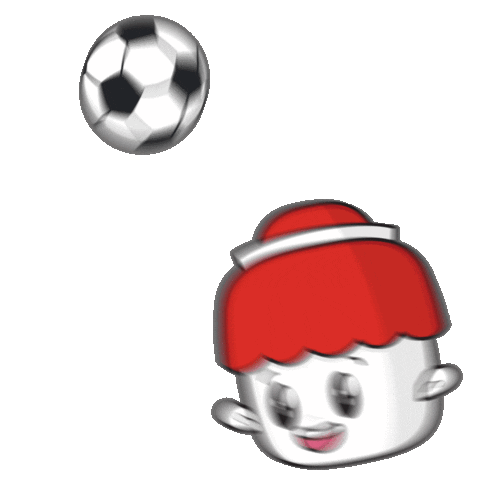Happy Football Sticker by Makaroni Ngehe