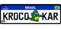 Crocodile Placa Sticker by Krocokar
