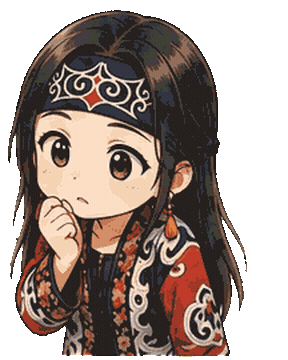 Sticker Wondering Sticker by Ainu Ekashina