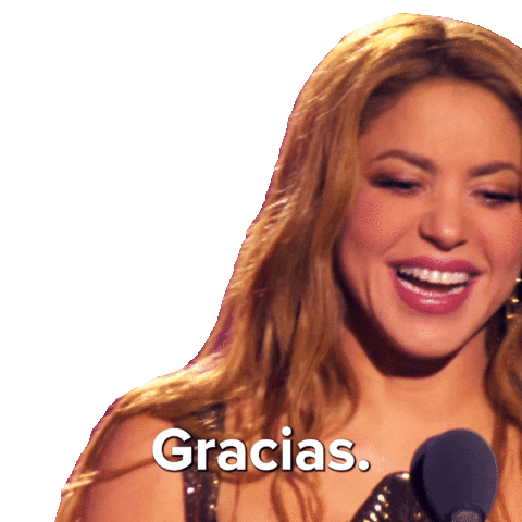 Gracias Shakira Sticker by Latin GRAMMYs