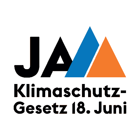 Ja zum Klimaschutz-Gesetz Sticker