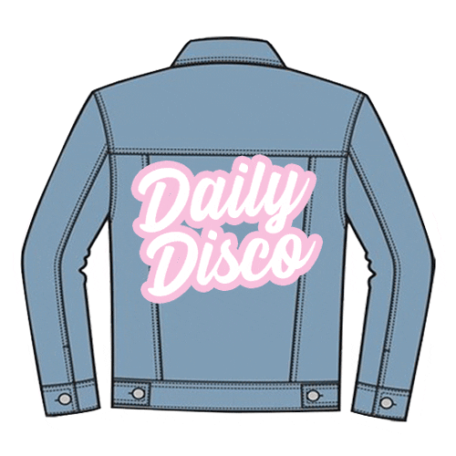 Jean Jacket Sticker by Daily Disco