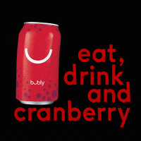 Bubly Water Cranberry GIF by bubly