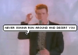 rick astley pixel GIF