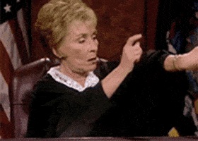 hurry impatient judge judy hurry up GIF