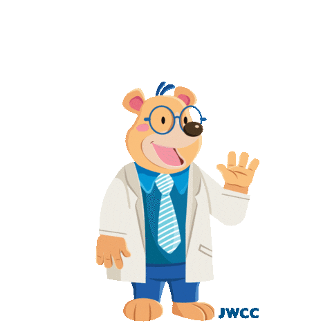 Bear Hello Sticker by The Jakarta Women & Children's Clinic