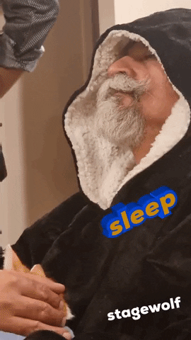 Tired Old Man GIF by STAGEWOLF