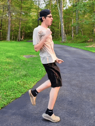 In A Hurry Running GIF by Get That W