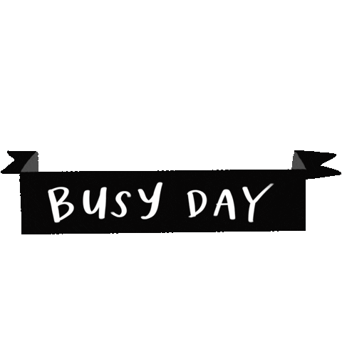 Busy Sticker
