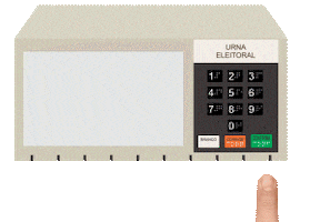 Deputado Federal Urna Sticker by Ismael Alexandrino