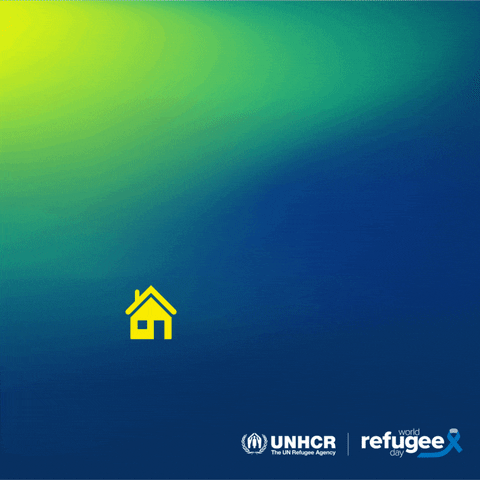 GIF by UNHCR, the UN Refugee Agency