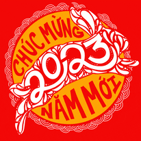 Happy Lunar New Year 2023 Vietnamese text