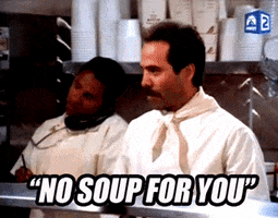 George Costanza No Soup For You animated GIF