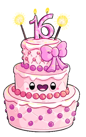 Birthday Cake Party Sticker by Squishable
