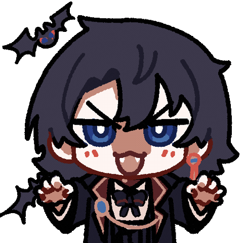 Halloween Vampire Sticker