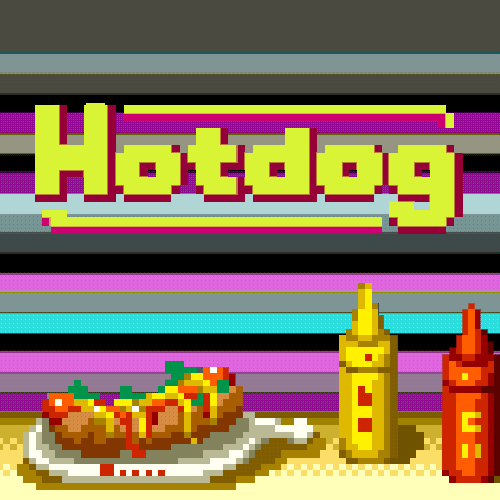 Pixel Hotdog GIF by haydiroket