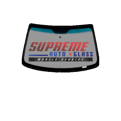 Supreme Glass Sticker
