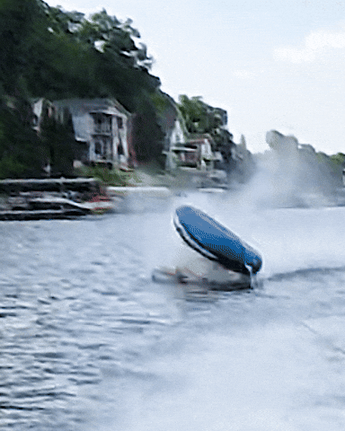 Frankie Boating GIF