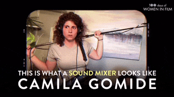 Women In Film Production Sound Mixer GIF by This Is What A Film Director Looks Like