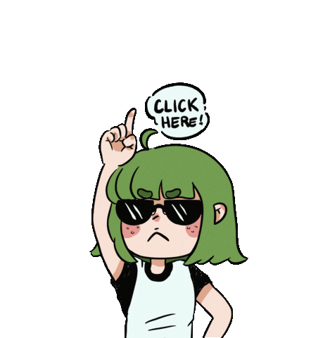 Girl Click Sticker
