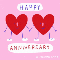 I Love You Anniversary GIF by Susanne Lamb
