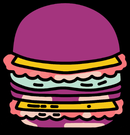 Burger Cheeseburger GIF by Jamie Tam