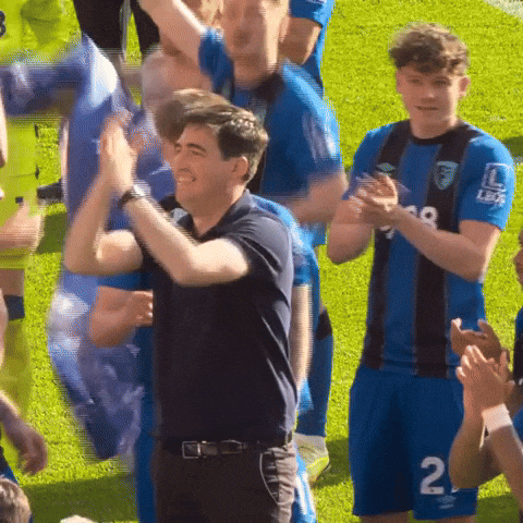 Happy Premier League GIF by AFC Bournemouth