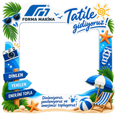 Tatil Sticker by Forma Makina