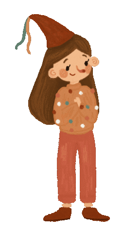 Cute Girl Love Sticker