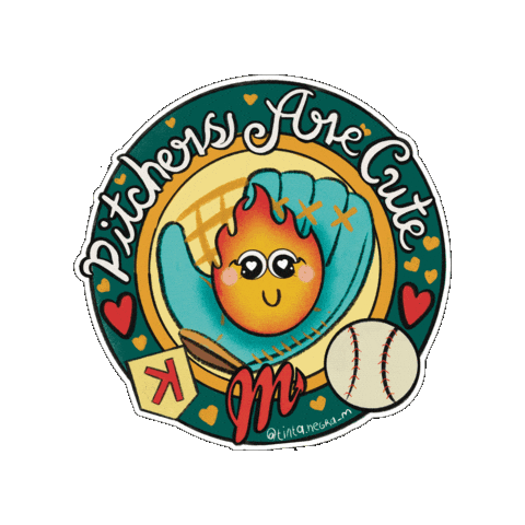 Diablos Rojos Pitchers Sticker