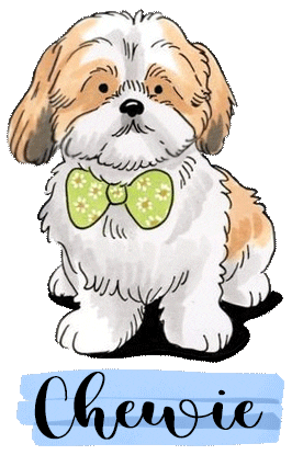 Puppy Chewie Sticker