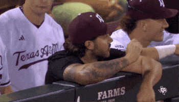 College Baseball Dancing GIF by Texas A&M Athletics