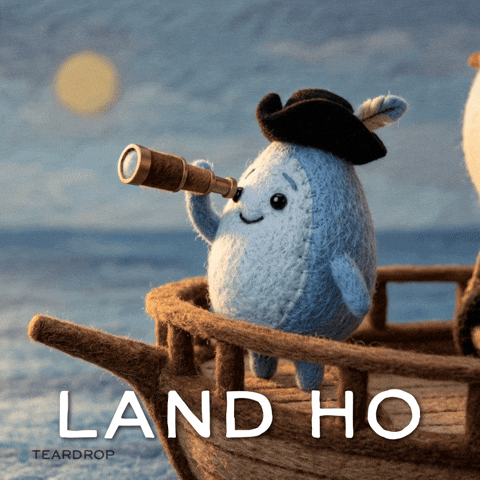 Looking Land Ho GIF by Teardrop