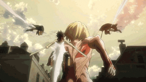 Attack On Titan Annie Battle Gifs Get The Best Gif On Giphy