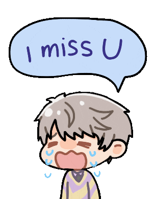 Miss You Xavier Sticker