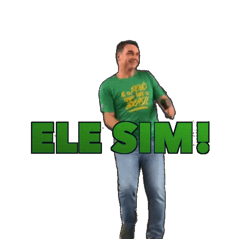 Direita Ele Sim Sticker by Flavio Bolsonaro