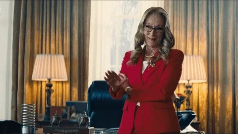 Meryl Streep Finger Guns GIF