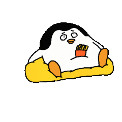 Fries Eat Sticker