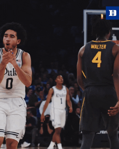 Clapping Hype GIF by Duke Men's Basketball