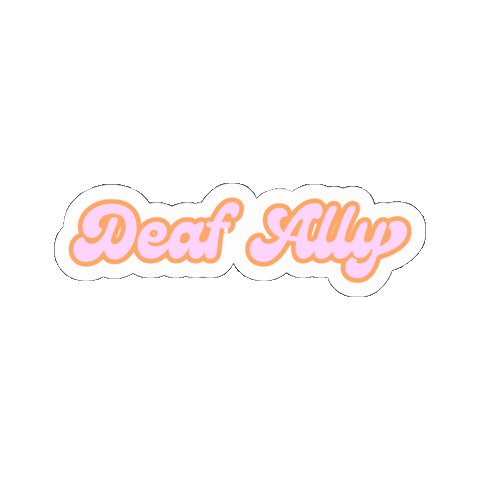 Deaf Sticker