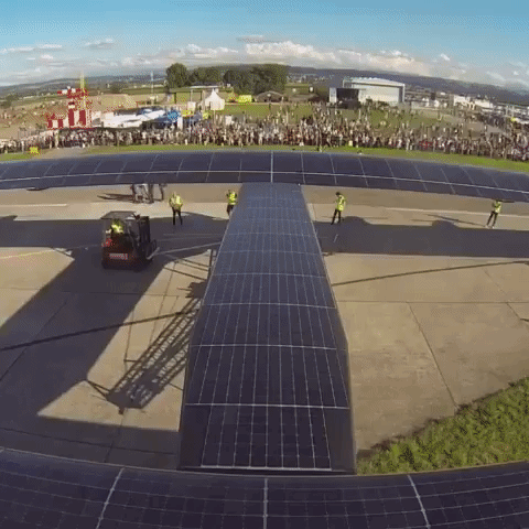 flight GIF by Solar Impulse