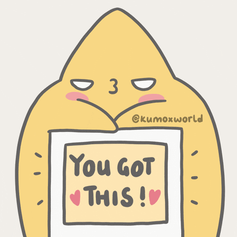 Happy You Can Do It GIF by Kumo x World