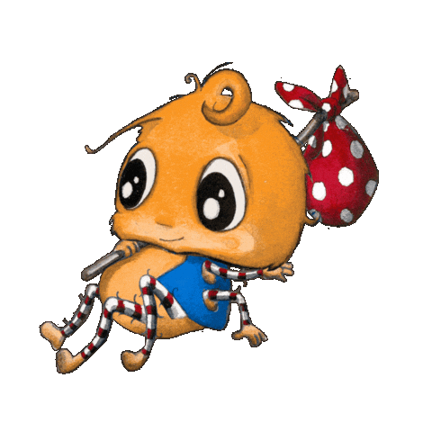 Spider Sticker by Die kleine Spinne Widerlich